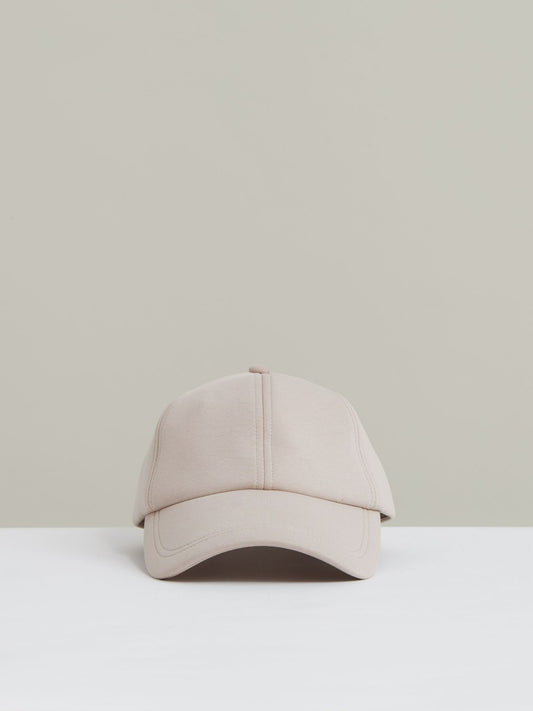 Reiss Affordable - Jersey Logo-Embroidered Baseball Cap in Light Camel