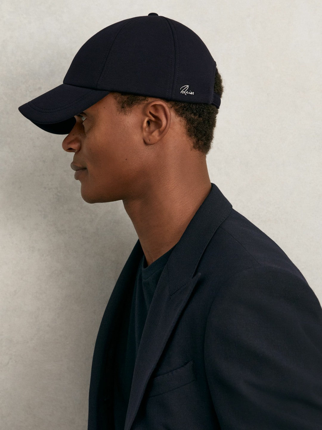 Reiss Savings - Jersey Logo-Embroidered Baseball Cap in Navy