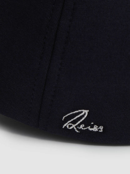 Reiss Savings - Jersey Logo-Embroidered Baseball Cap in Navy