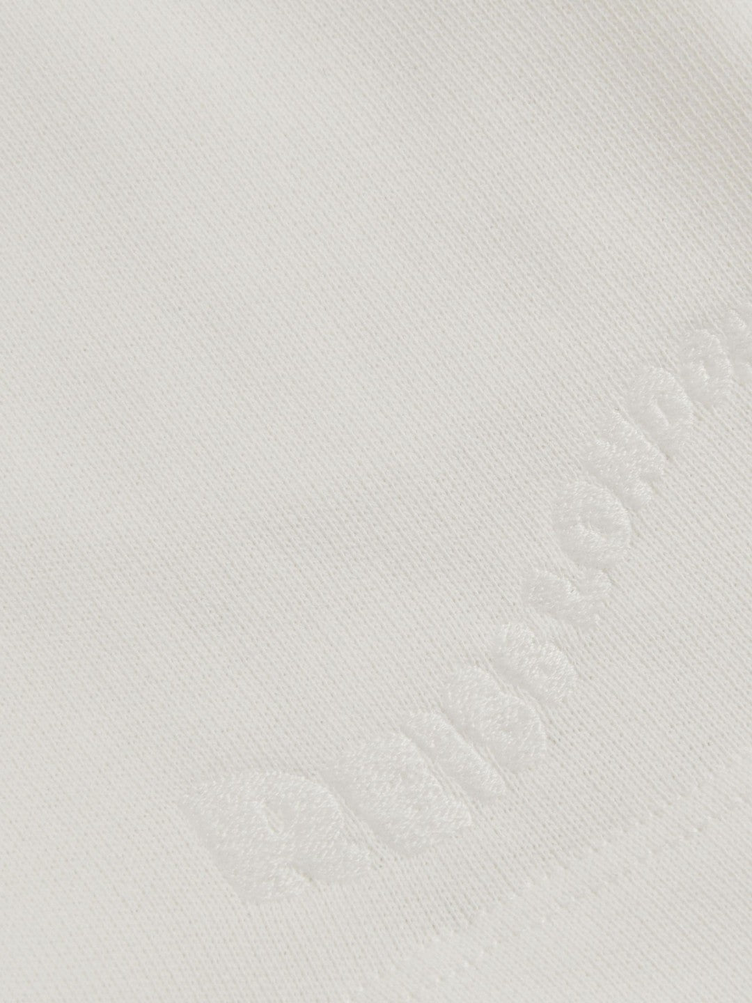Reiss 3-9 yrs Cotton Brand-Embroidered Shorts in Off White