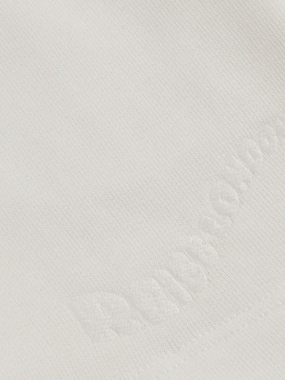 Reiss 3-9 yrs Cotton Brand-Embroidered Shorts in Off White