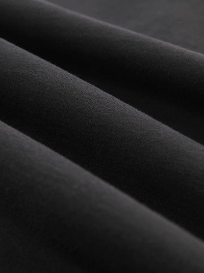 Reiss Cotton Garment-Dyed Oversize T-Shirt in Washed Black