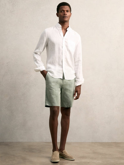Reiss Short Length Casual Chino Shorts in Pistachio