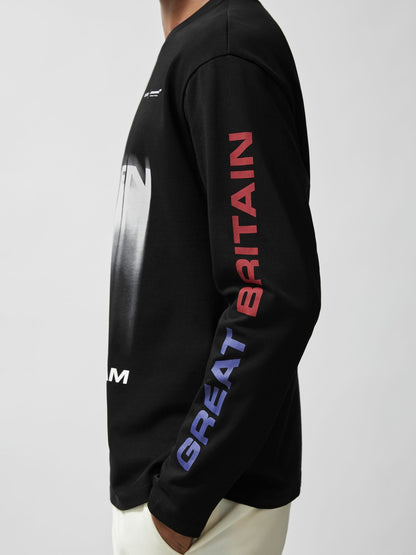 Reiss Sale - McLaren F1 Team British GP T-Shirt Unisex Fit in Black