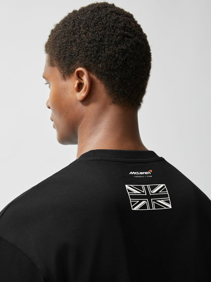 Reiss Sale - McLaren F1 Team British GP T-Shirt Unisex Fit in Black