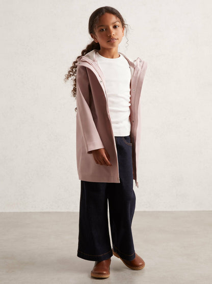 Reiss Offer - Hooded Rain Jacket in Pink
