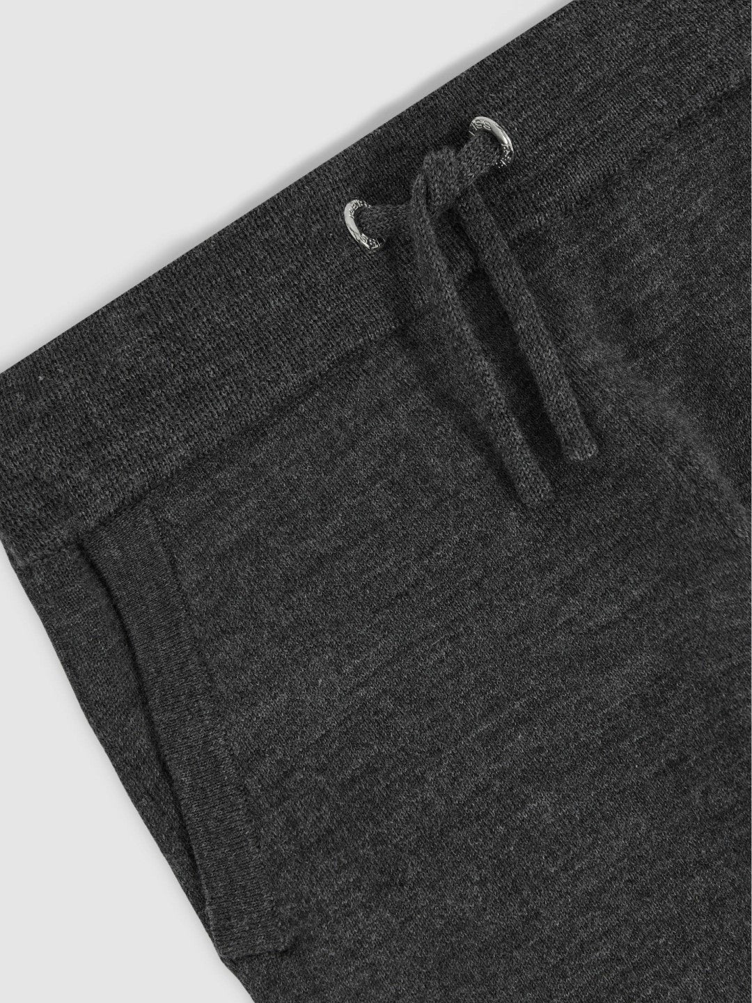 Reiss Sale - 9-13 yrs Merino Wool Cuffed Joggers in Derby Grey Melange