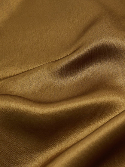 Reiss Offer - Acler Draped Satin Mini Dress in Gold Moss