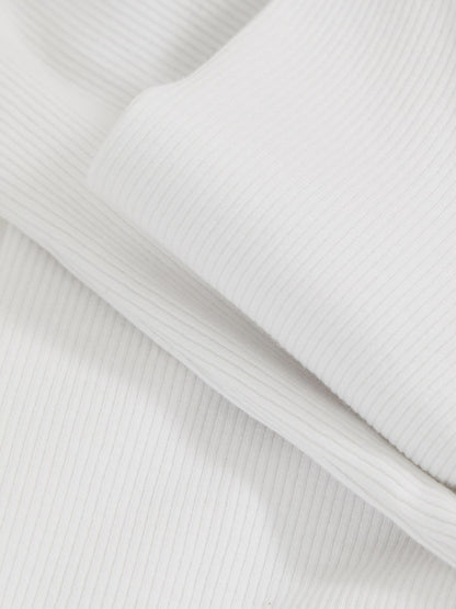 Reiss Savings - 9-13 yrs Cotton Ruched Long-Sleeve T-Shirt with Stretch in Ivory