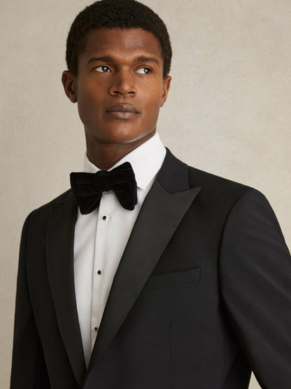 Reiss Regular Fit Cotton Double-Cuff Dinner Shirt Regular-Fit in White