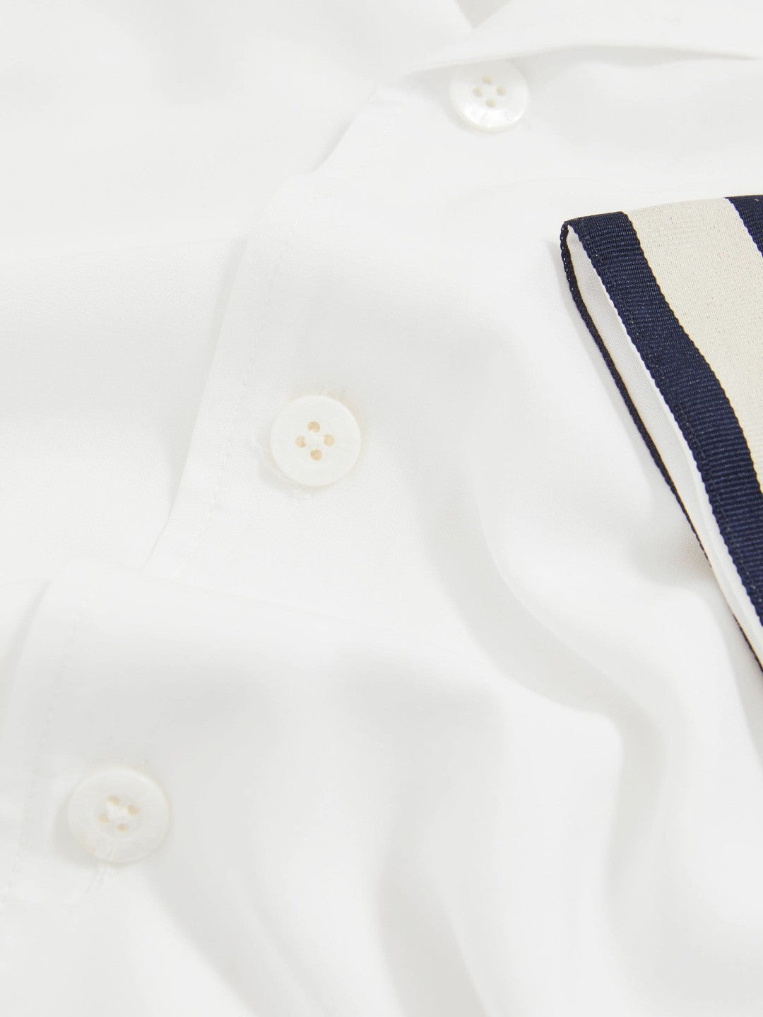 Reiss Popular Choice - | Ché Stripe-Cuff Shirt in White