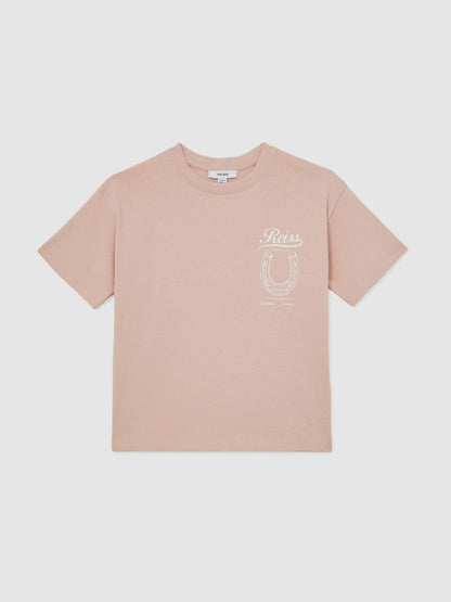 Reiss Featured - T-Shirt in Pink