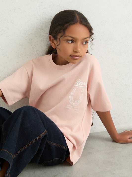Reiss Offer - T-Shirt in Pink