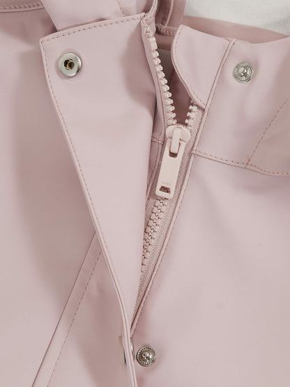 Reiss Best Seller - Hooded Rain Jacket in Pink
