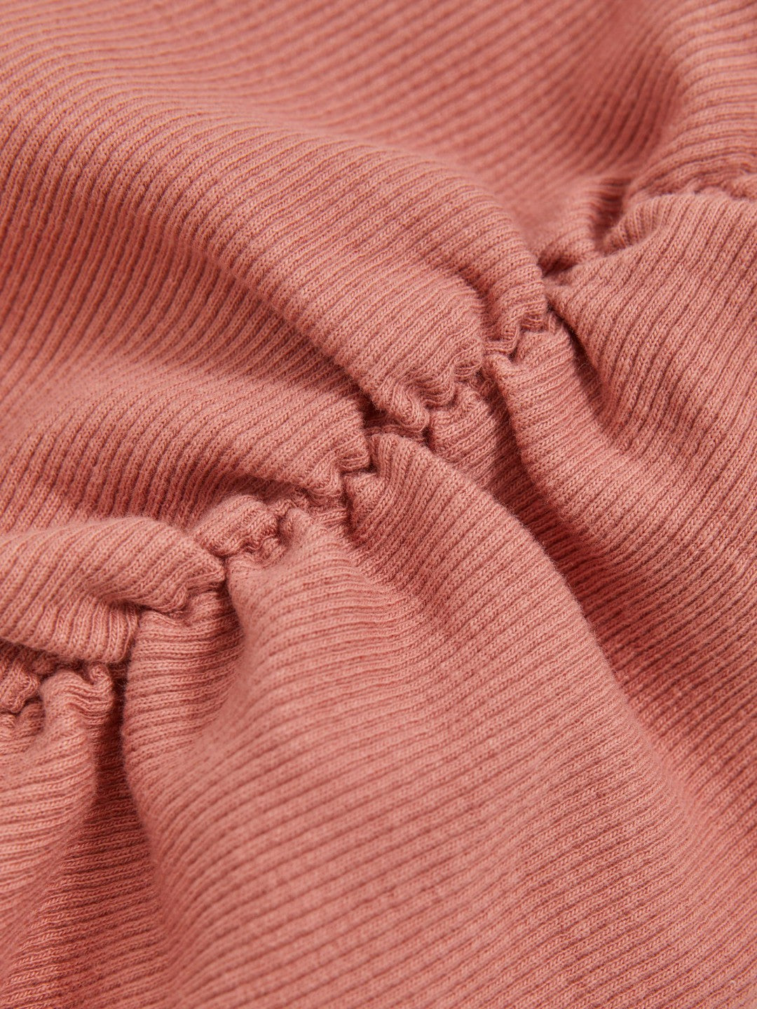 Reiss Value - 9-13 yrs Cotton Ruched Long-Sleeve T-Shirt with Stretch in Rose