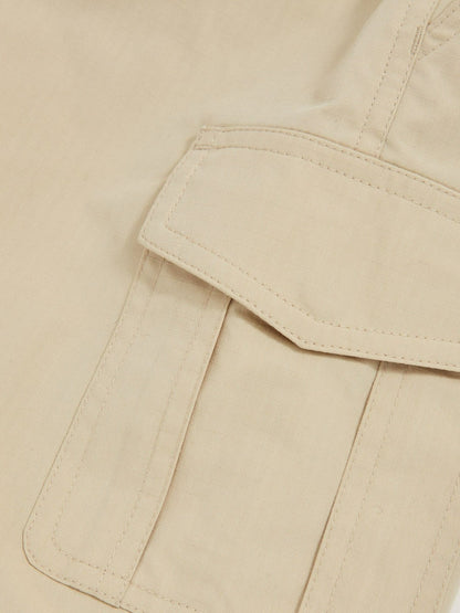 Reiss Featured - 13-14 yrs Ripstop Cargo Shorts in Light Stone