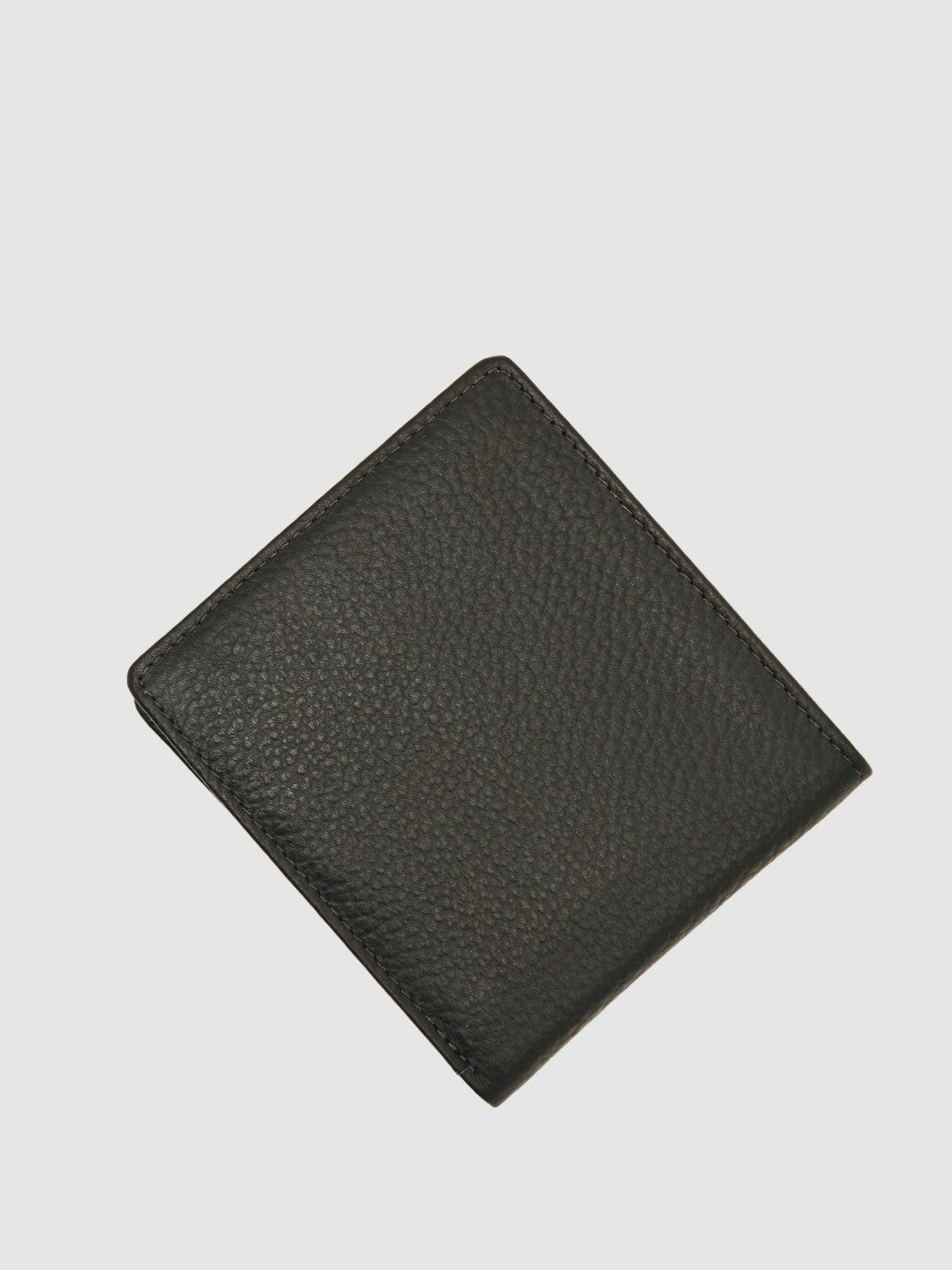 Reiss Featured - Grained Leather Wallet in Chocolate