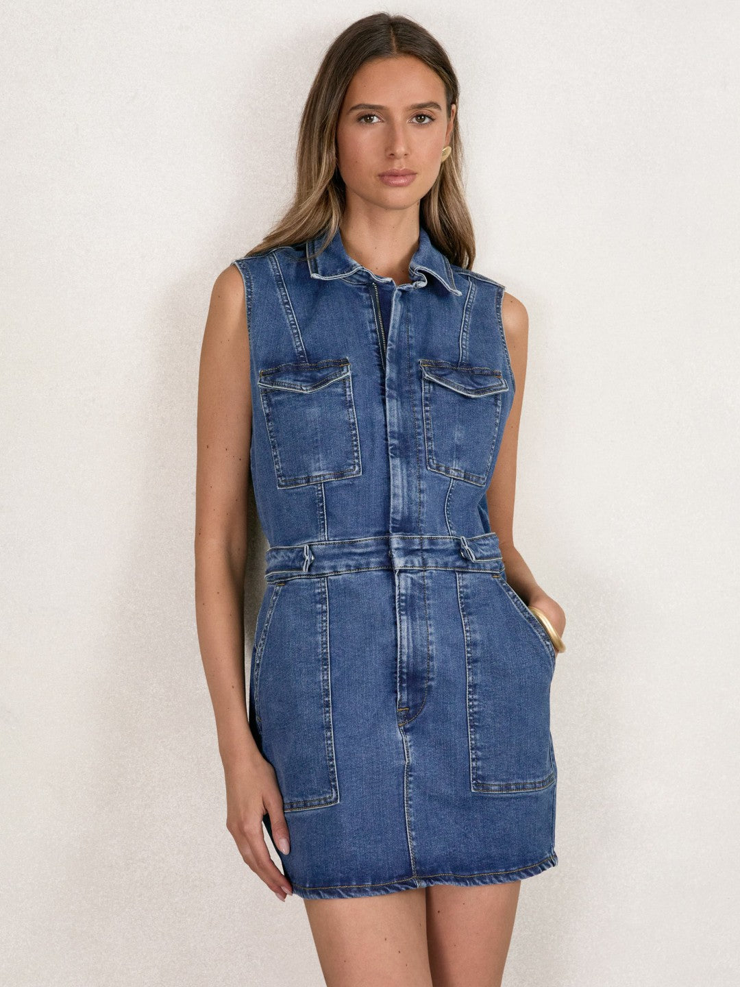 Reiss Value - Dress in Indigo