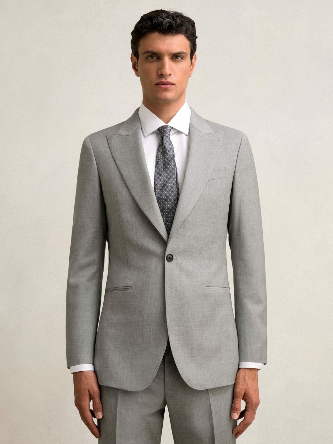 Reiss Best Seller - Slim-Fit Wool Single Breasted Suit Blazer in Mid Grey
