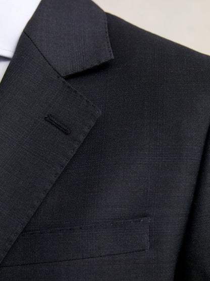 Reiss Deal - Slim-Fit Wool Single Breasted Check Suit Blazer in Navy