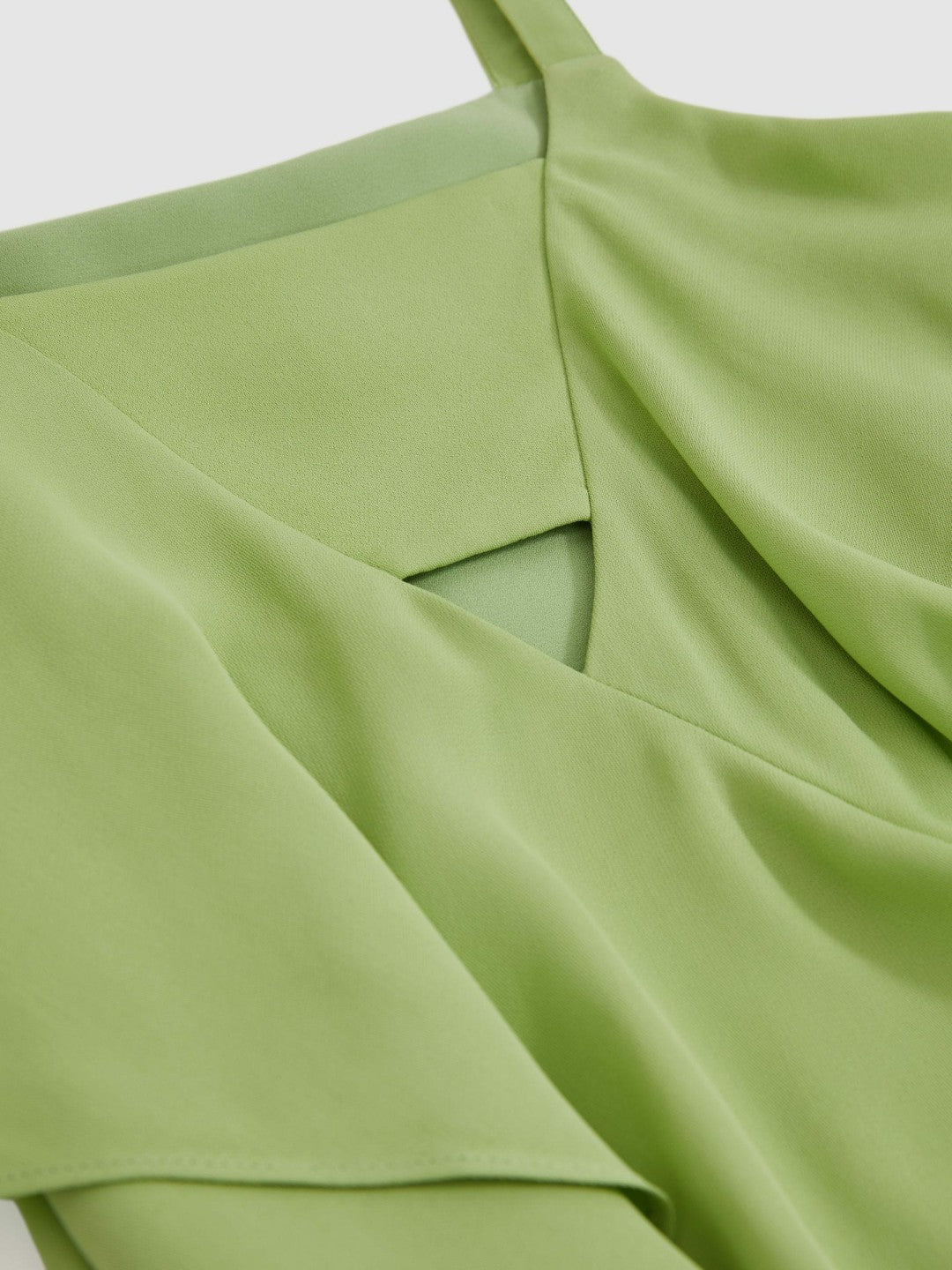 Reiss 9-13 yrs Handkerchief-Hem Sleeveless Dress in Green