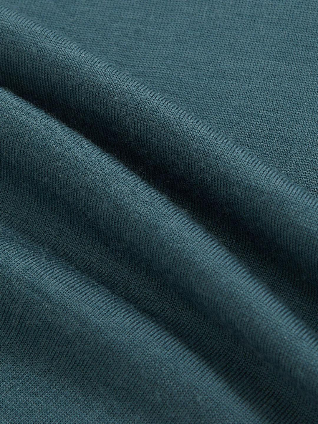 Reiss Popular Choice - Merino Wool Half Zip Jumper in Orion Blue