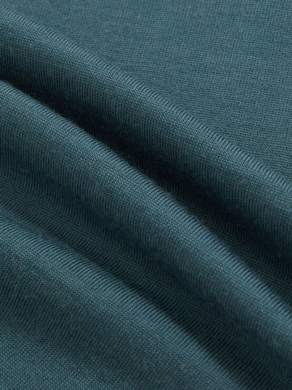 Reiss Popular Choice - Merino Wool Half Zip Jumper in Orion Blue