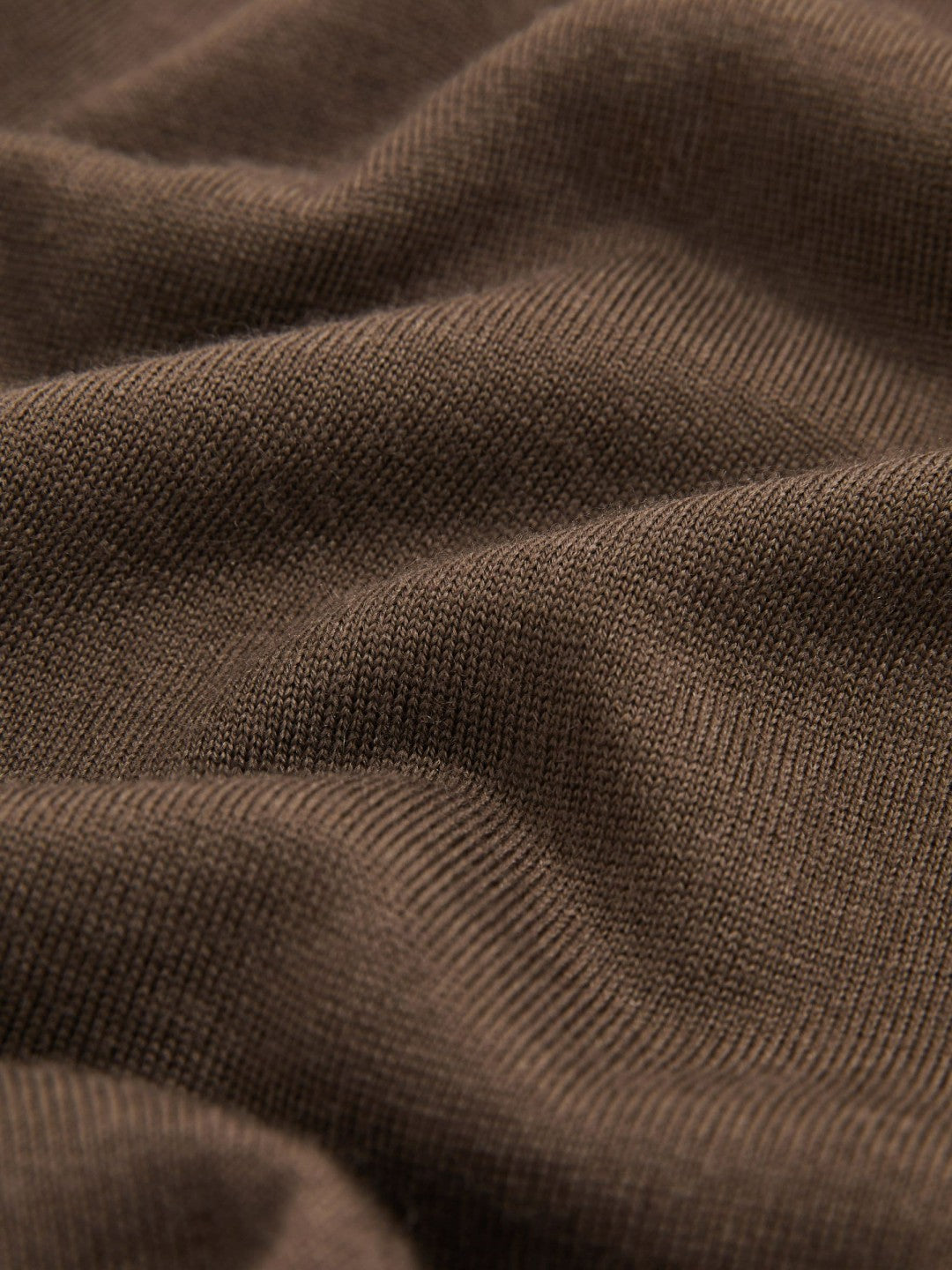 Reiss Affordable - Merino-Wool Crew-Neck Jumper in Chocolate Brown