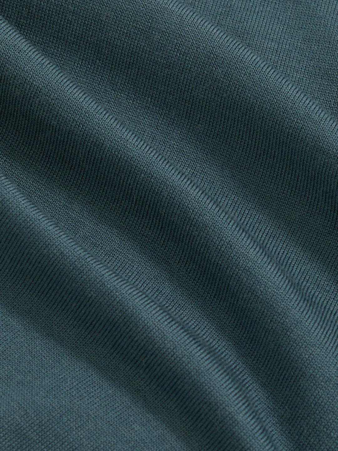 Reiss Popular Choice - Merino Wool Long-Sleeve Polo Shirt in Orion Blue