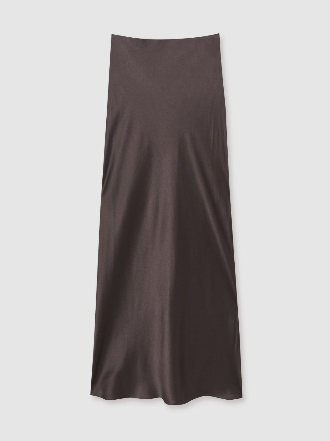 Reiss Popular Choice - Silk Slip Maxi Skirt in Mauve
