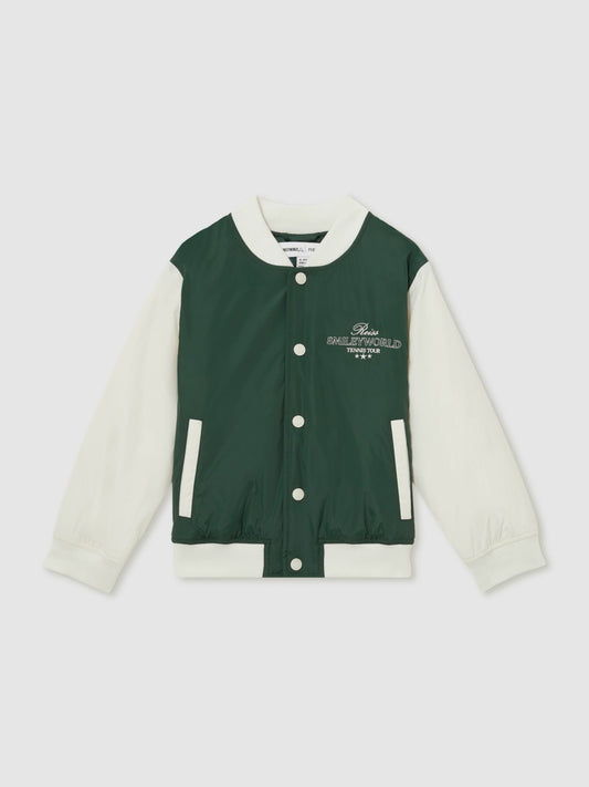 Reiss Affordable - 13-14 yrs SmileyWorld Bomber Jacket in Dark Green