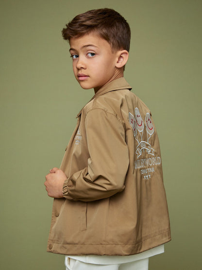 Reiss Offer - 9-13 yrs SmileyWorld Harrington Jacket in Stone