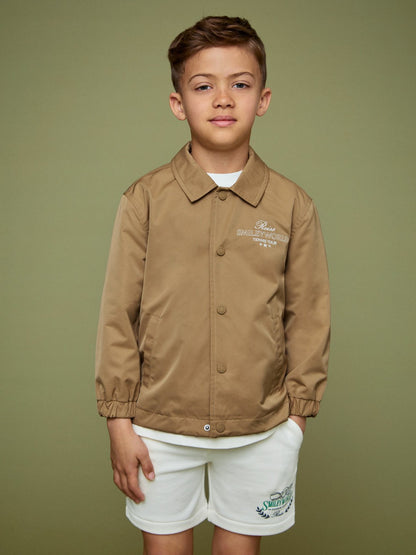 Reiss Offer - 9-13 yrs SmileyWorld Harrington Jacket in Stone