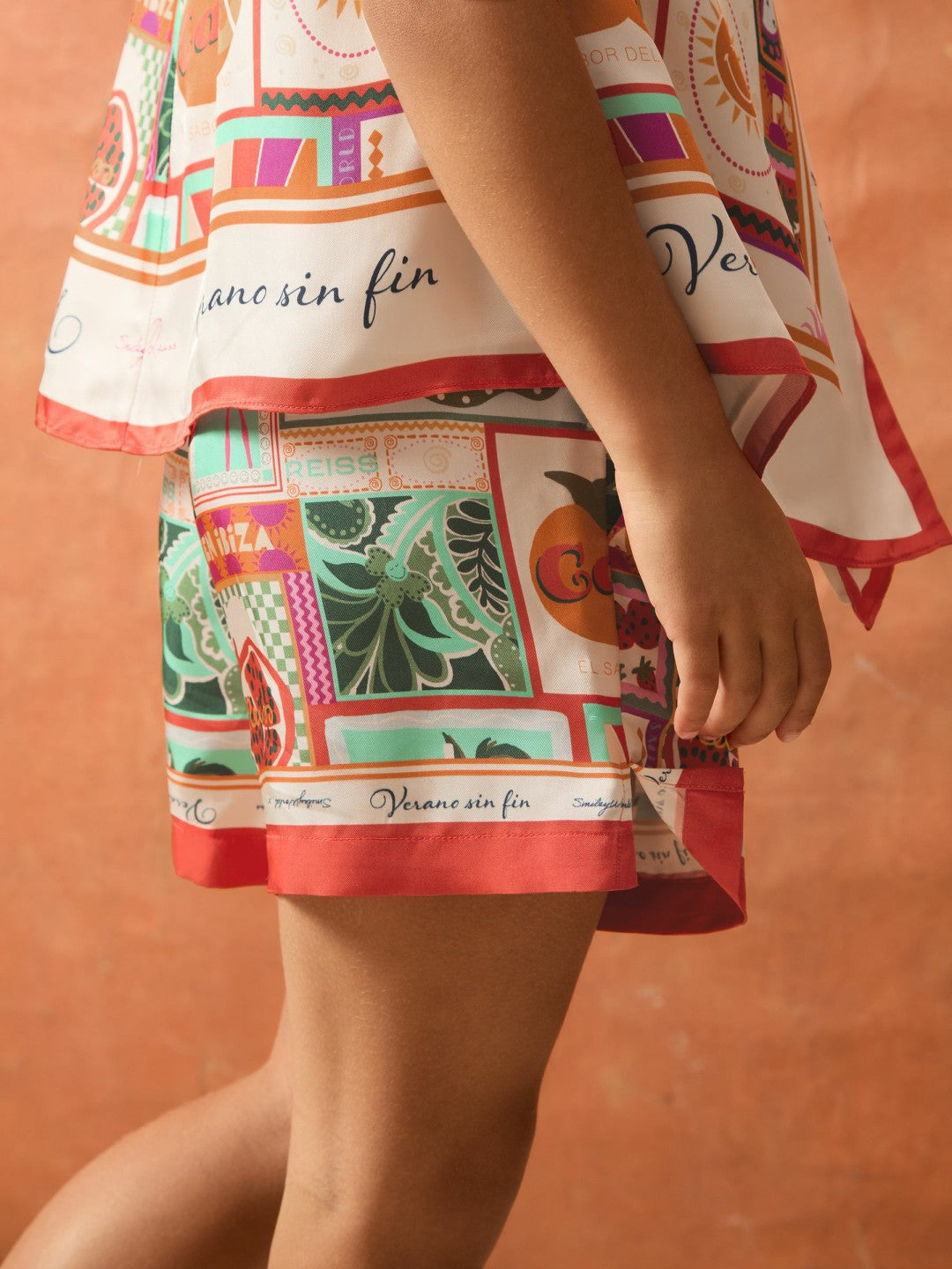 Reiss Best Seller - 13-14 yrs SmileyWorld Motif-Print Shorts in Multi