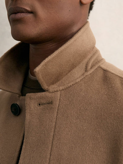 Reiss Affordable - Wool Blend Double Face Button Jacket in Brown