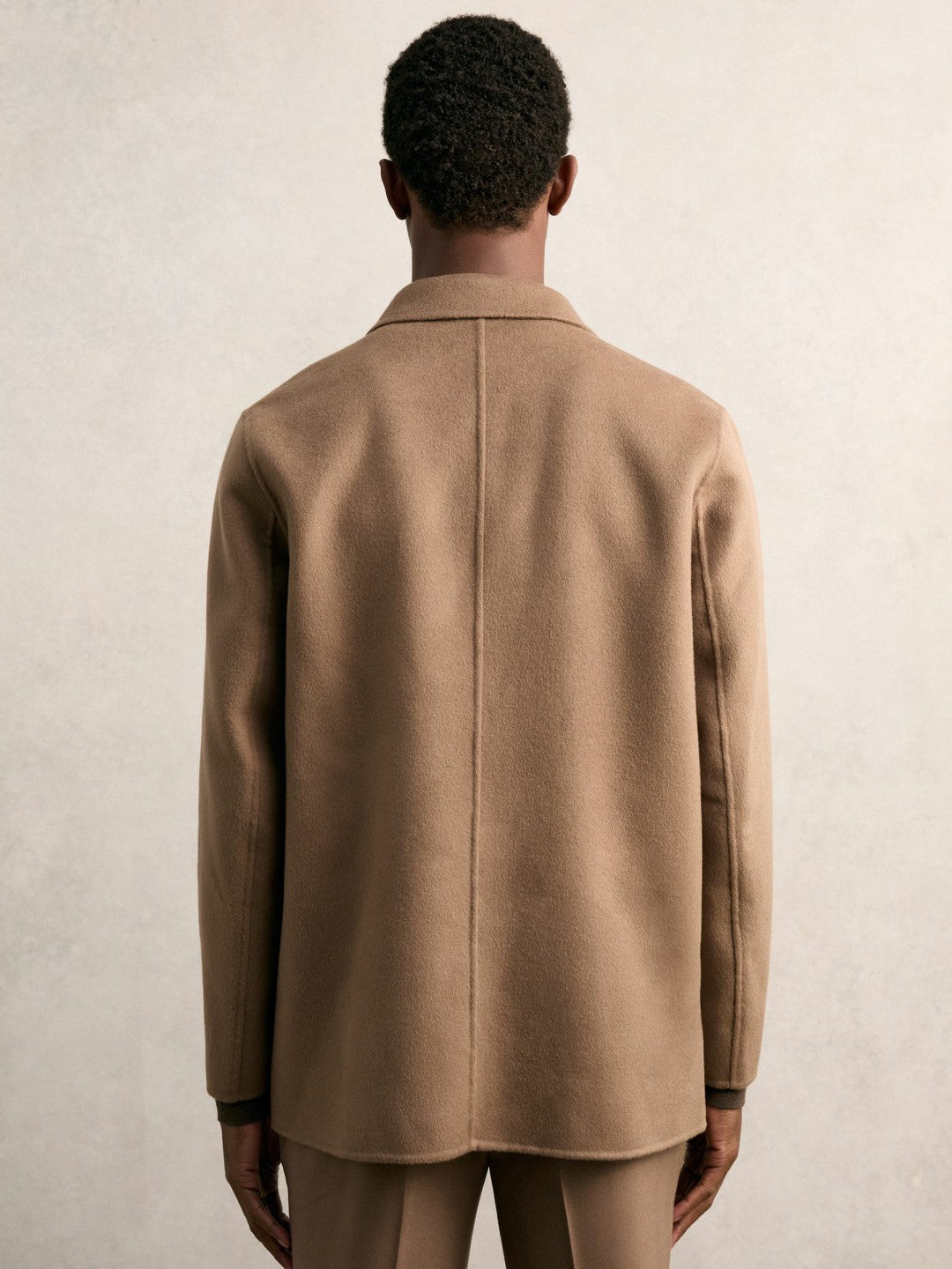 Reiss Affordable - Wool Blend Double Face Button Jacket in Brown