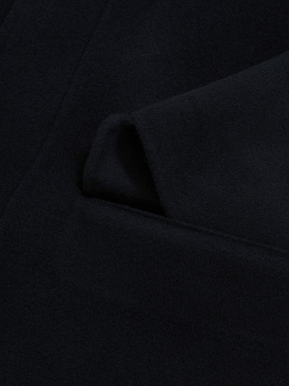 Reiss Value - Wool Blend Double Face Button Jacket in Navy