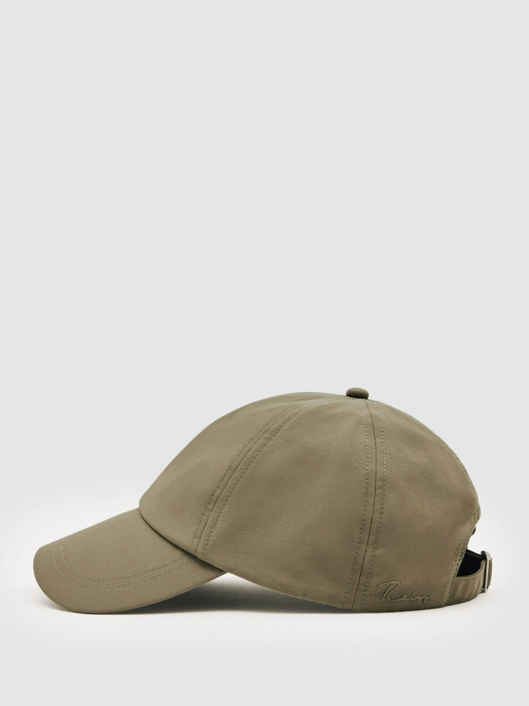 Reiss Best Seller - Embroidered-Logo Tech Baseball Cap in Sage Green