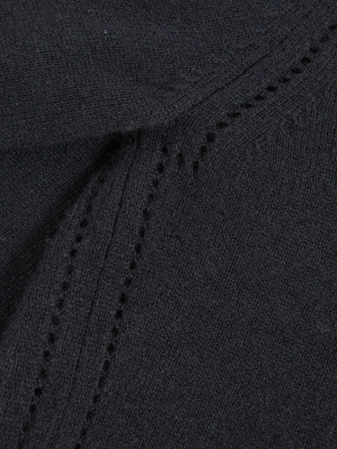 Reiss 3-9 yrs Wool-Blend Open-Stitch Jumper with Cashmere in Navy