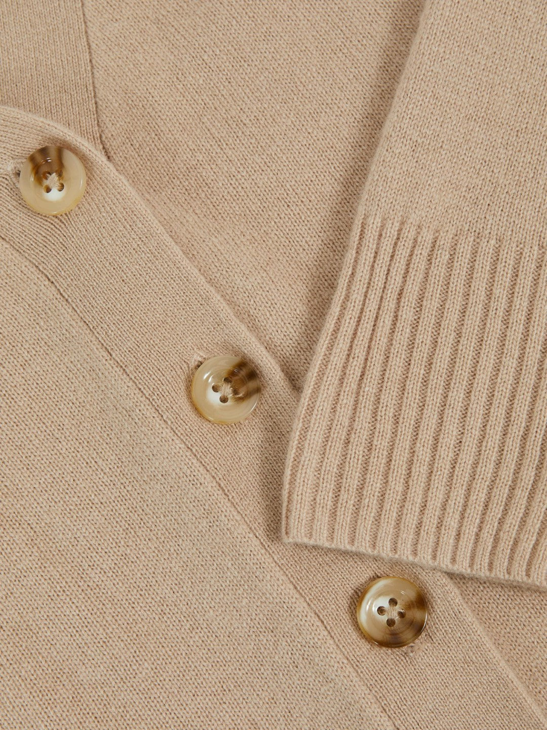 Reiss Best Seller - 13-14 yrs Wool-Blend Fitted Cardigan With Cashmere in Neutral
