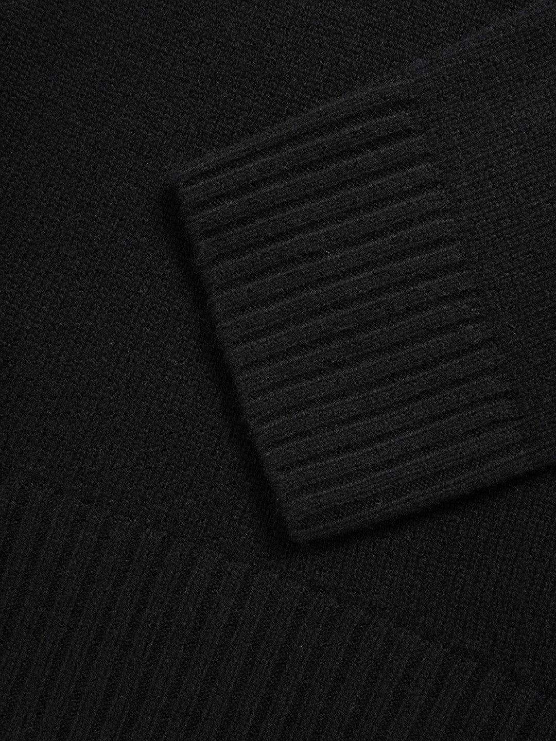 Reiss Popular Choice - Wool-Cashmere Crew-Neck Jumper in Black