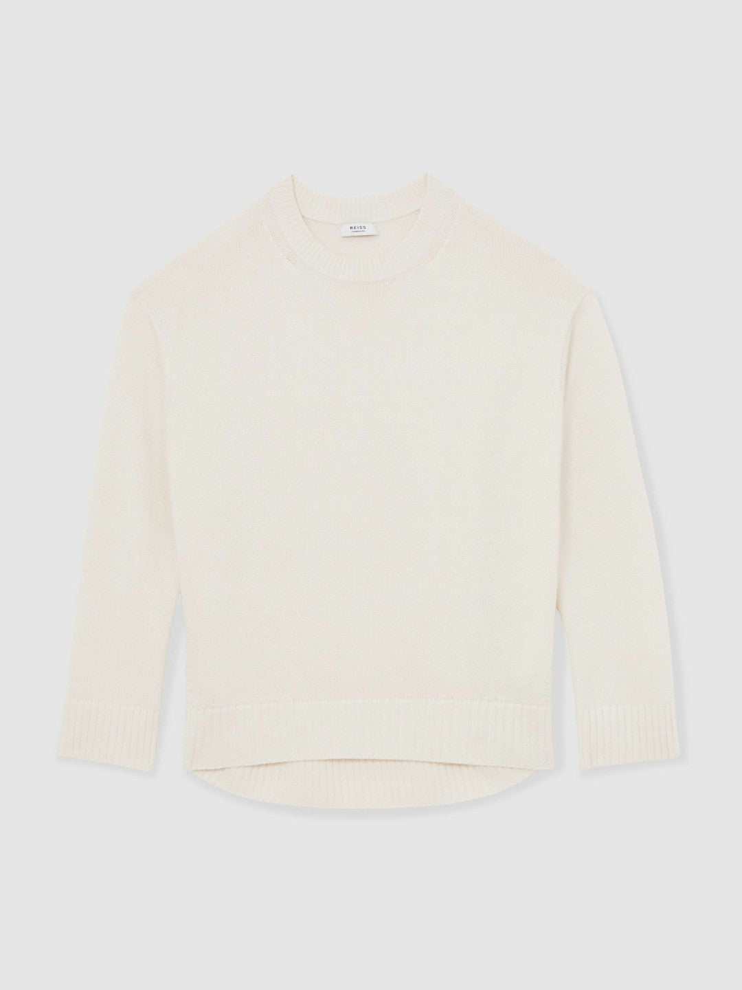 Reiss Offer - Wool-Cashmere Crew-Neck Jumper in Cream