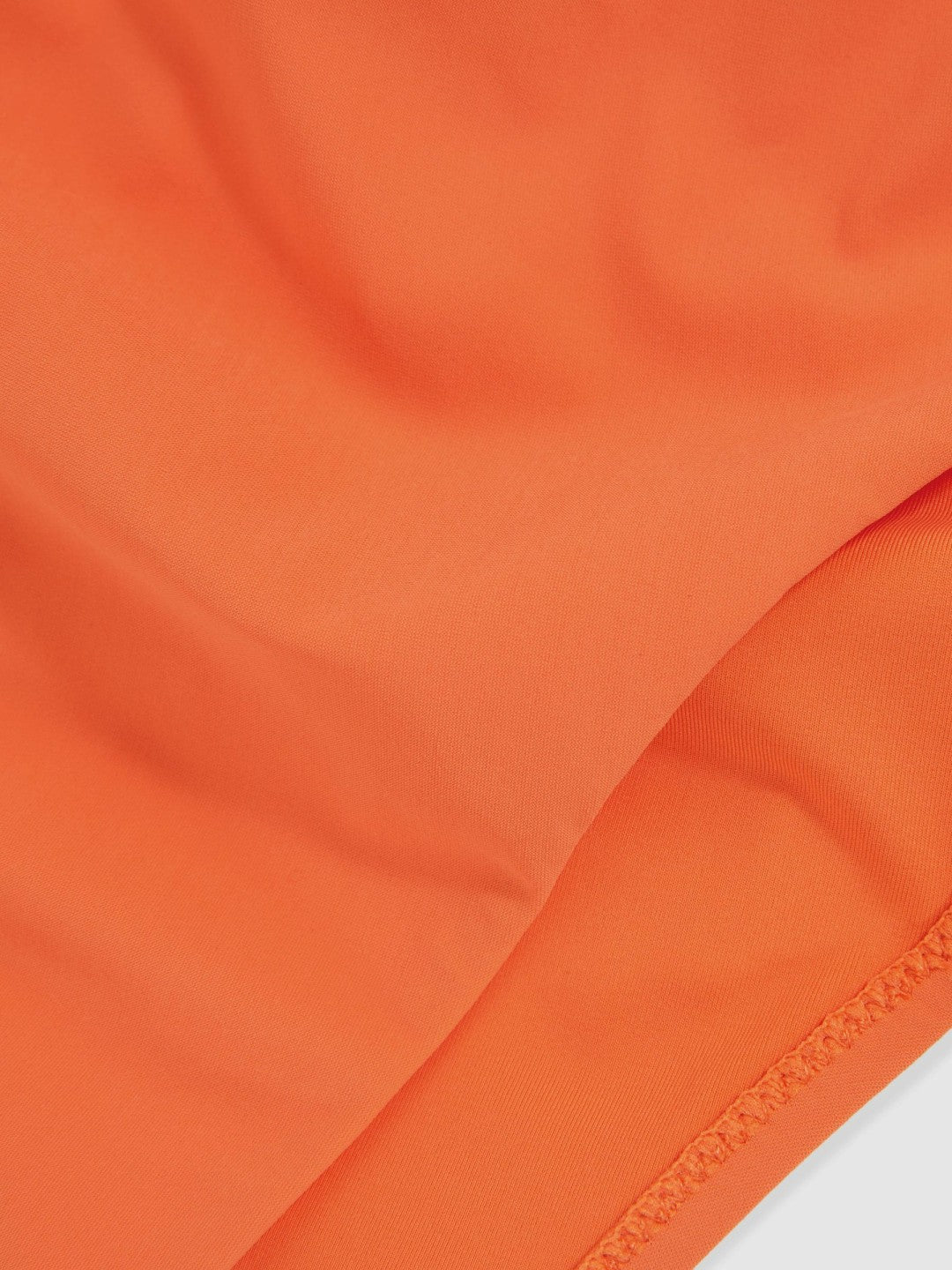 Reiss Best Seller - High Cut Bikini Bottoms in Coral Orange