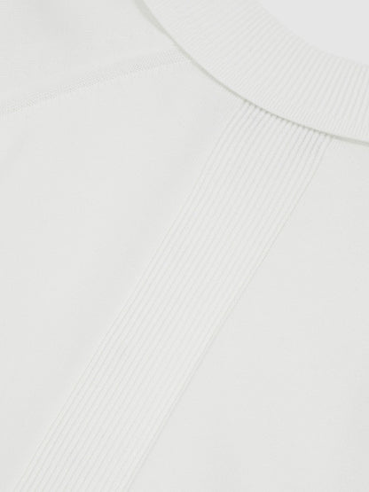 Reiss Featured - Cotton Concealed Placket Polo Shirt in White