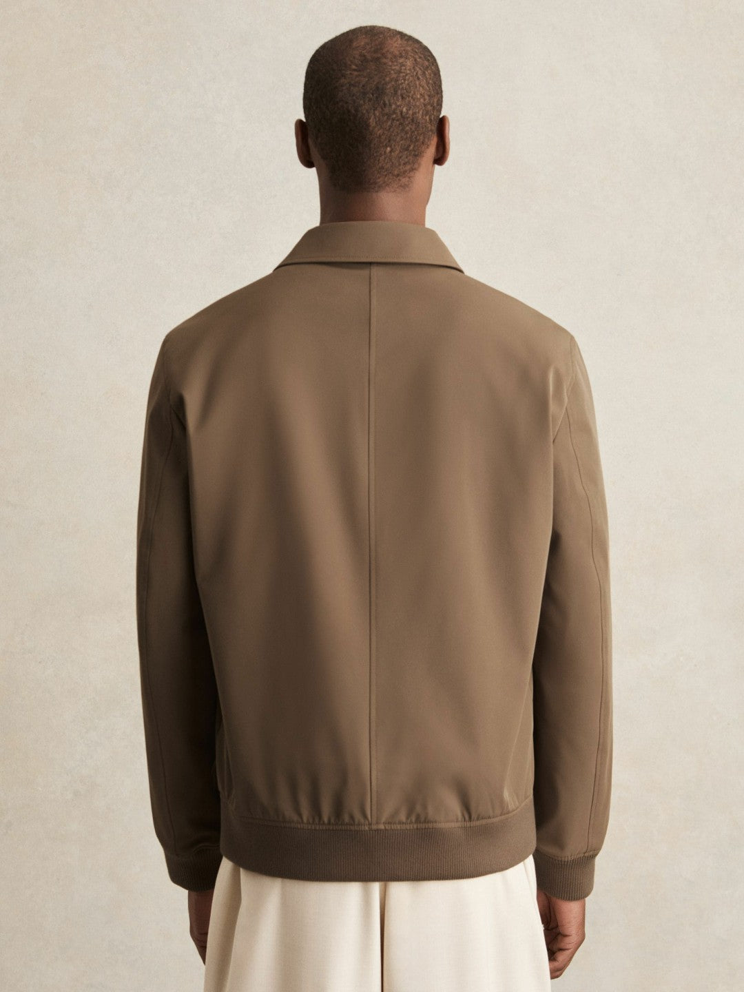 Reiss Sale - Technical Button Through Jacket in Chestnut Brown