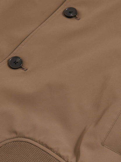 Reiss Sale - Technical Button Through Jacket in Chestnut Brown