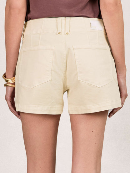 Reiss Best Seller - Paige Cargo Shorts in Cream