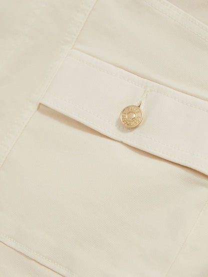 Reiss Best Seller - Paige Cargo Shorts in Cream