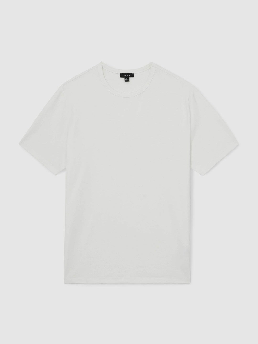 Reiss Deal - Stretch-Cotton Crew-Neck T-Shirt in White