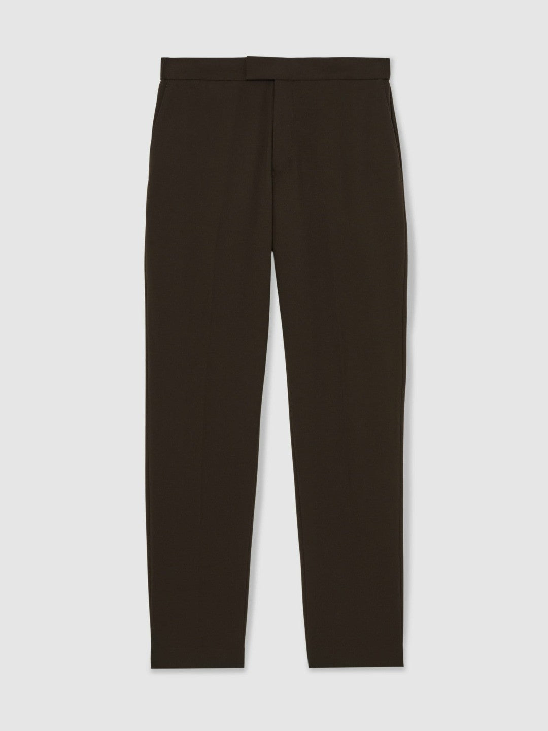 Reiss Deal - Slim-Fit Internal-Drawstring Trousers in Brown